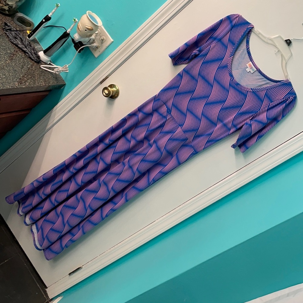 Pink & Blue LuLaRoe Ana!